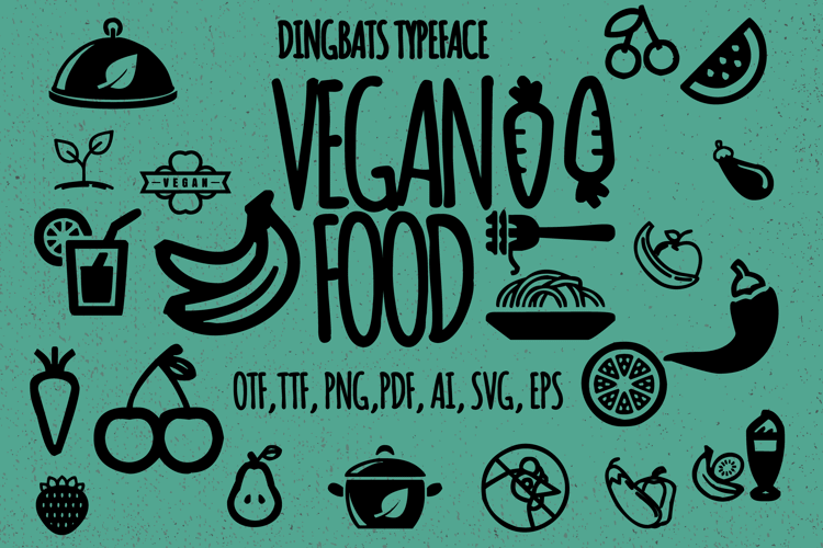Preview of VEGAN Font