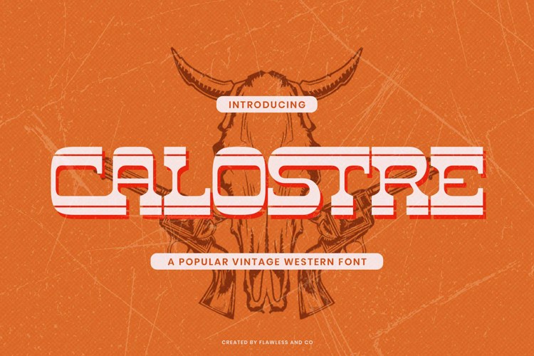 Calostre font flawlessandco fontspace
