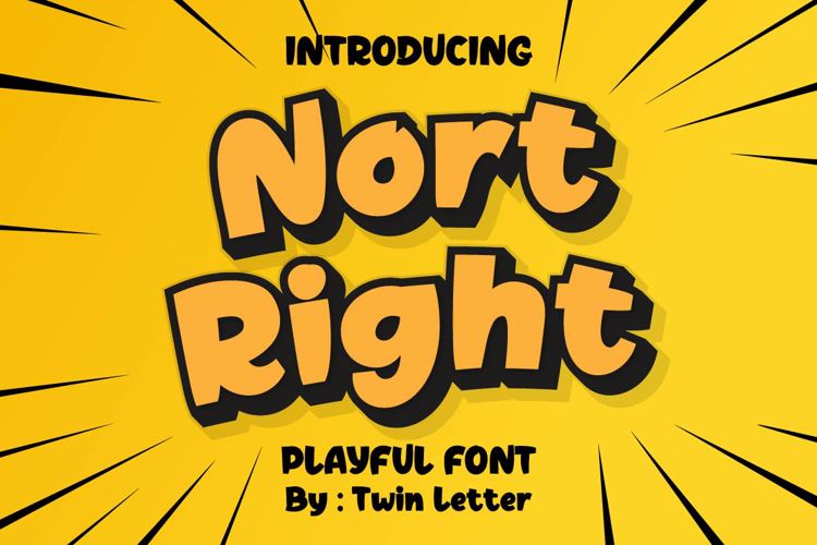 Nort Right Presonal Use Font