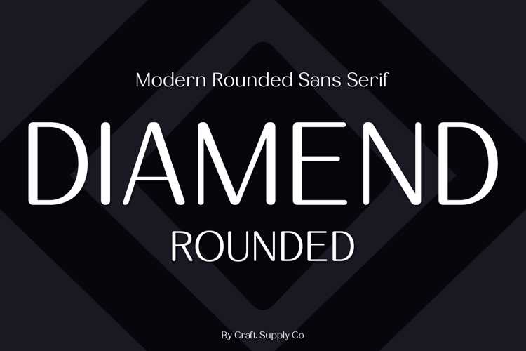 Diamend Rounded Font