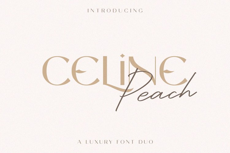 Celine Peach Sans Font