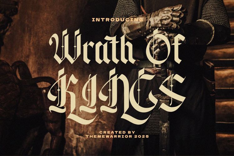 Preview of Wrath of Kings Font