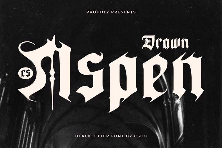 Preview of CS Aspen Drawn Font