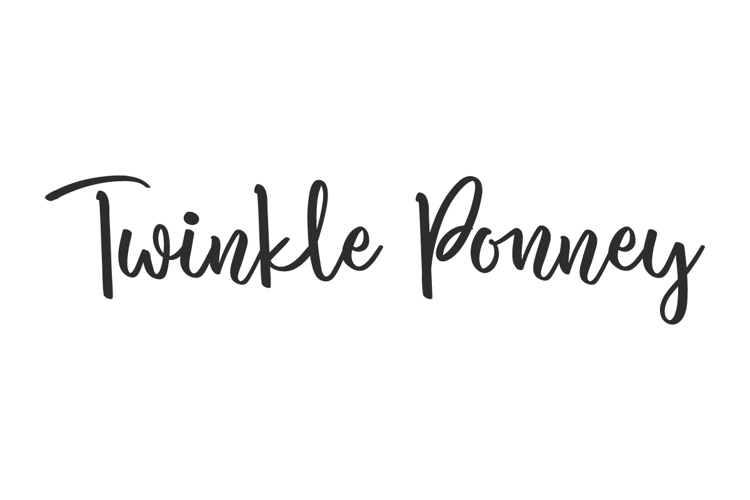 Twinkle Ponney Font