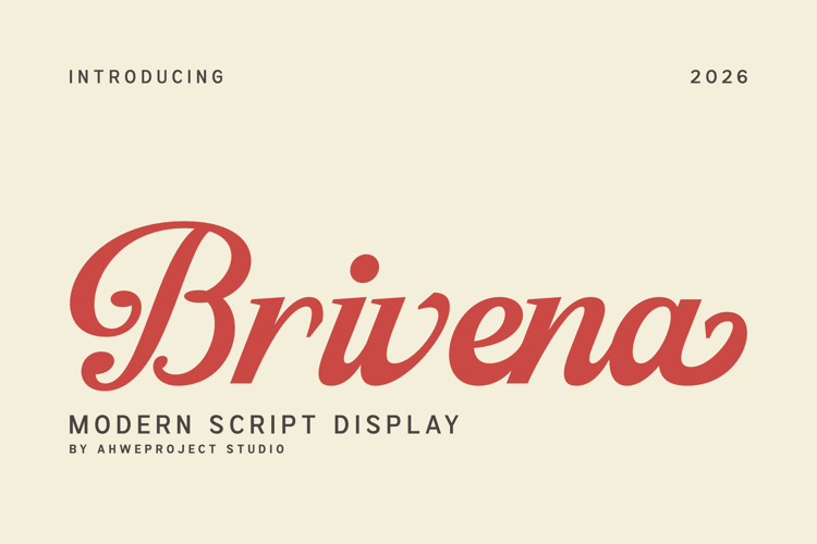 Preview of Brivena Font