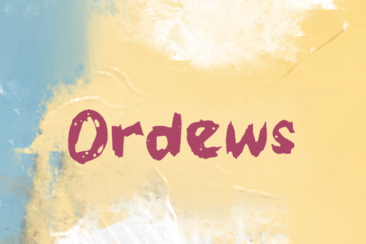 Ordews Font