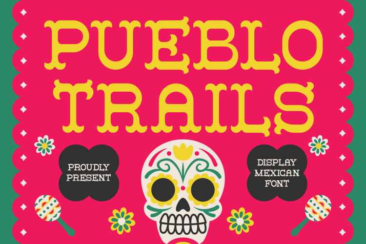 Preview of Pueblo Trails Font