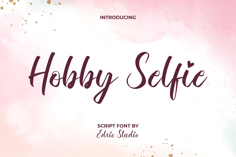 Hobby Selfie Font