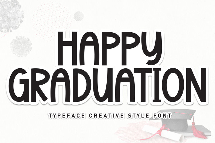 Preview of Happy Graduation Font