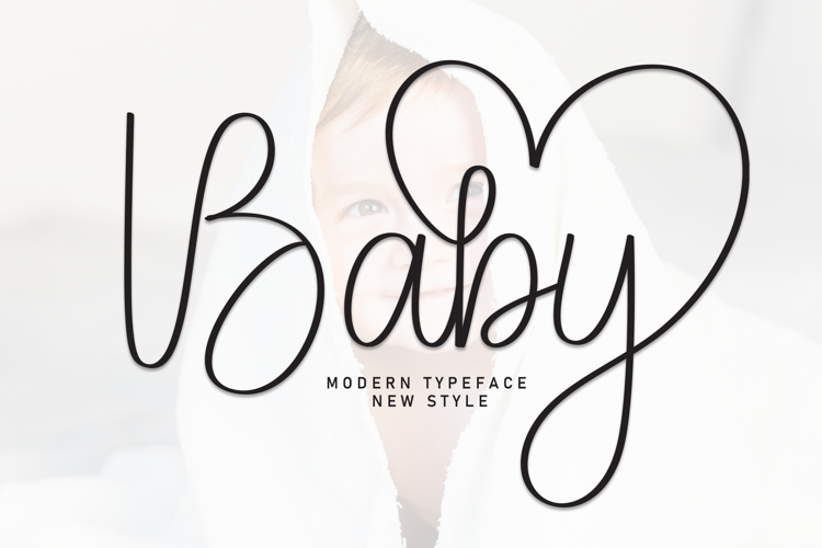 Preview of Baby Font