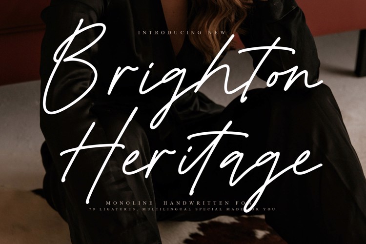 Preview of Brighton Heritage Font