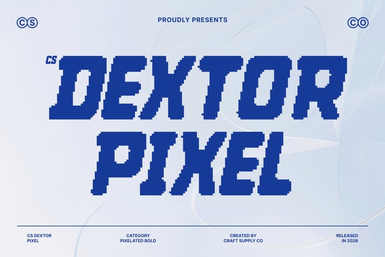 Preview of CS Dextor Pixel Font