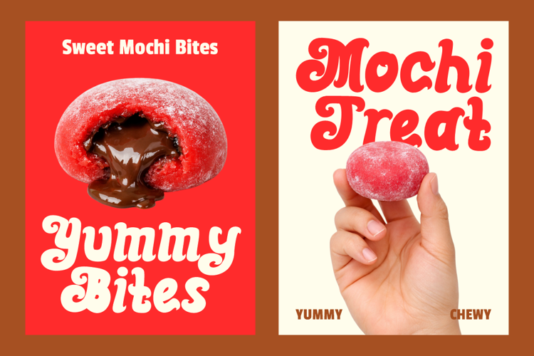 Preview of Moochy Pops Font
