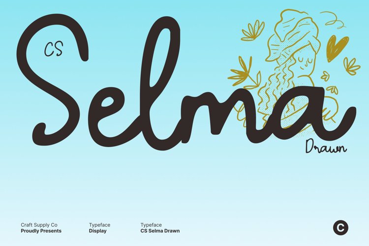 Preview of CS Selma Drawn Font