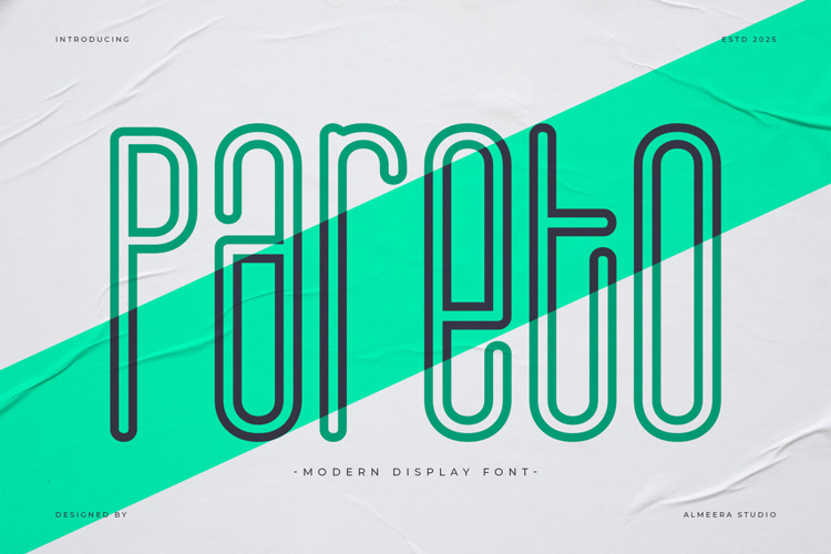 Preview of Pareto Font