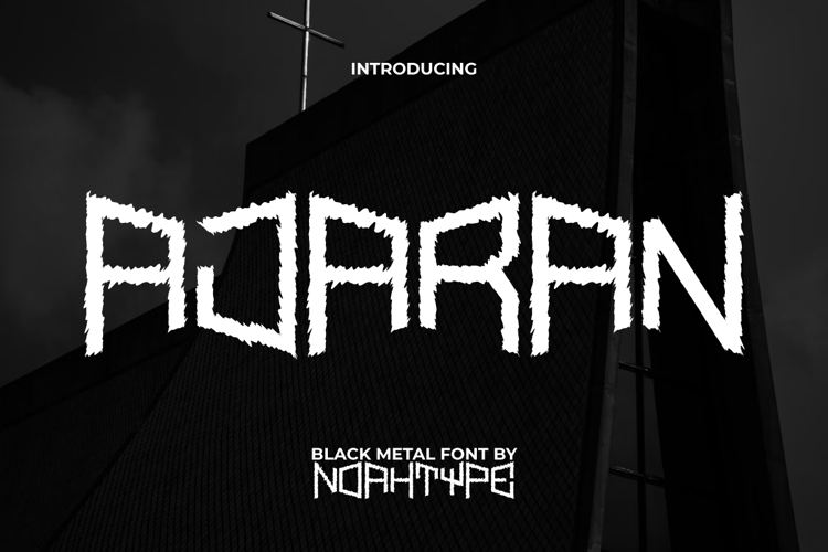 Preview of Ajaran Font