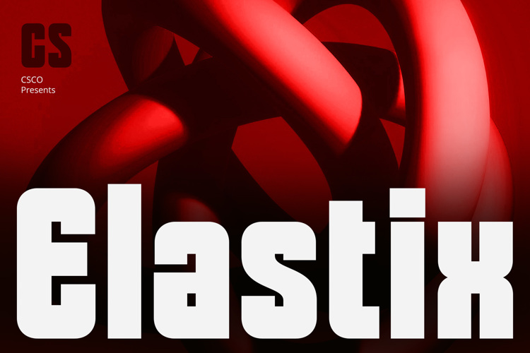 Preview of CS Elastix Font