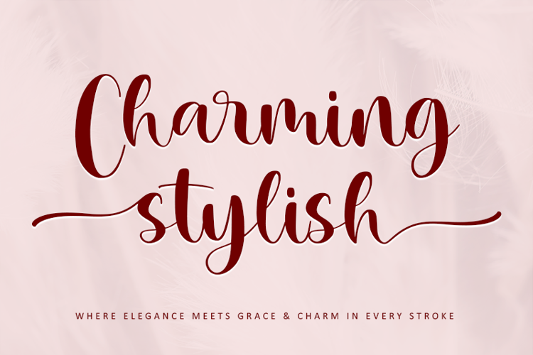 Charming Stylish Font