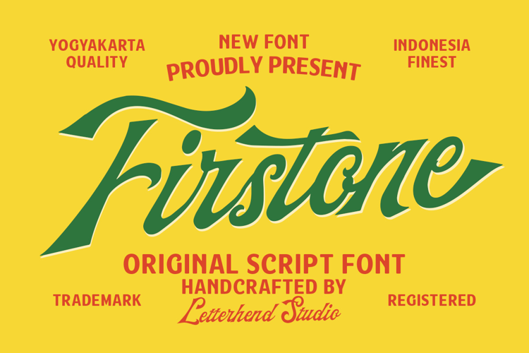 Preview of Firstone Font