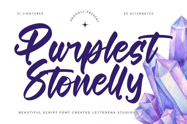 Purplest Stonelly VERSION Font