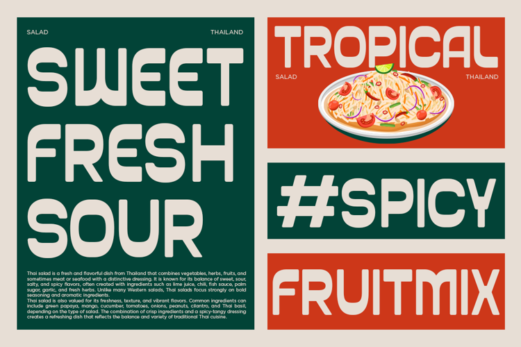 Preview of Roejak Font