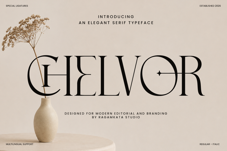Preview of Chelvor Font
