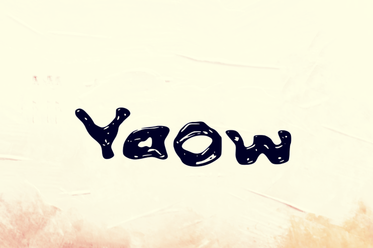 Preview of y Yaow Font