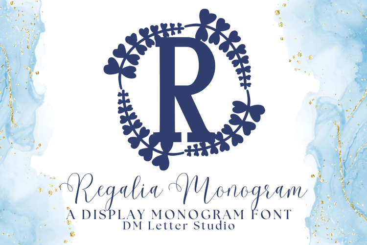 Preview of Regalia Monogram Font