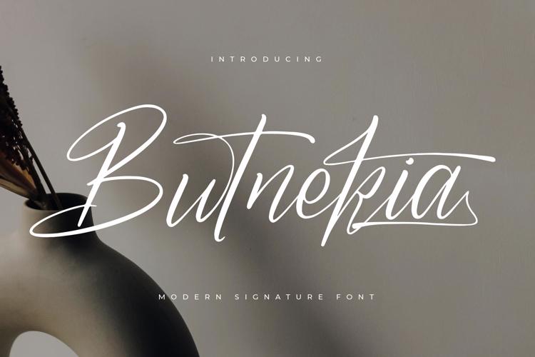 Butnekia Font