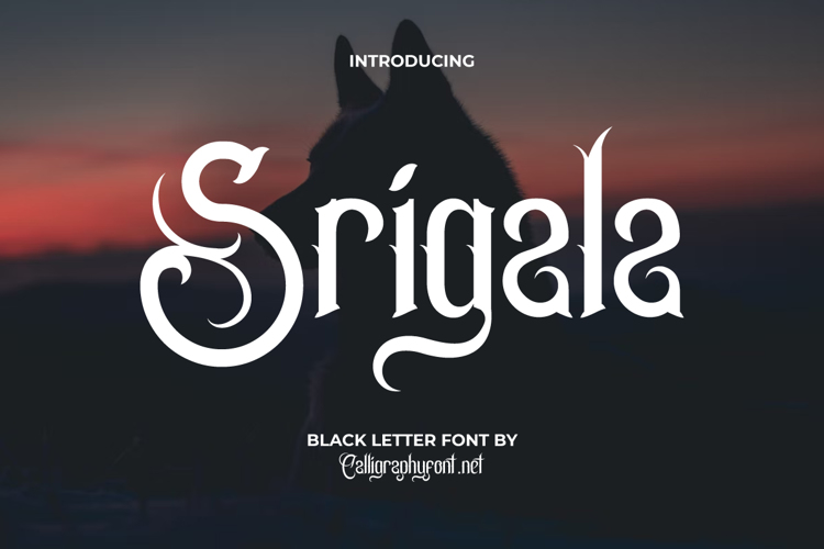 Srigala Font