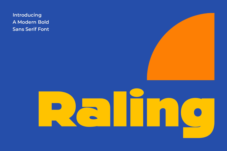 Preview of Raling Font