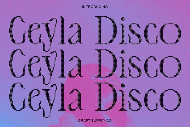 Preview of Ceyla Disco Font
