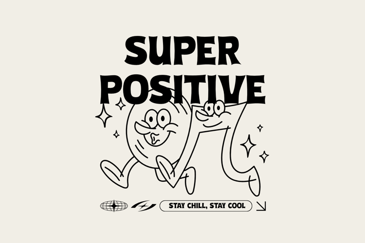 Super Positive Font