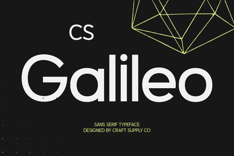 Preview of CS Galileo Font