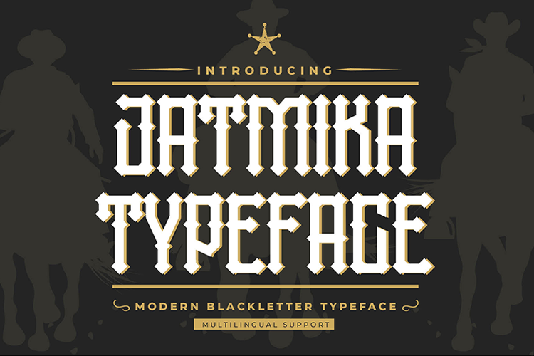 jatmika typeface Font