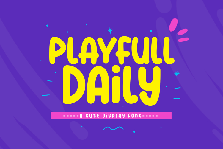 Preview of Playfull Daily Font