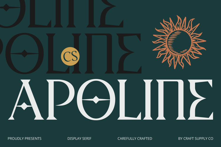 Preview of CS Apoline Font