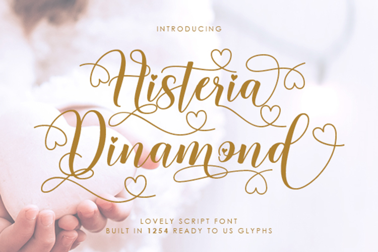 Histeria Dinamond Font