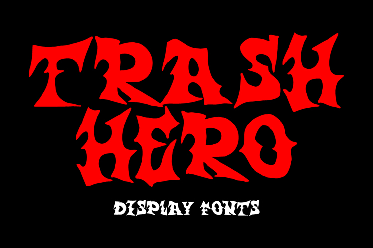 Trash Hero Font