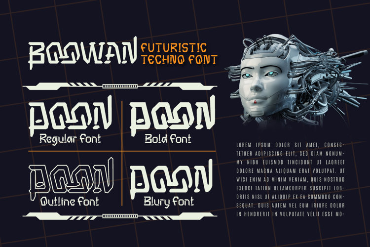 Boowan Trial Font