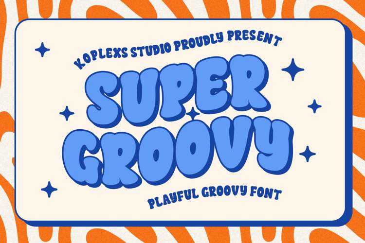 Preview of Super Groovy Font