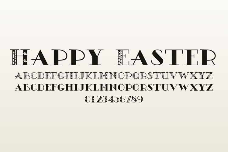 Preview of Happy Easter Font