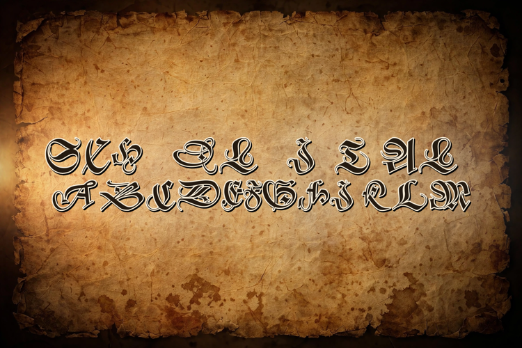Preview of Schneidler Initialen Font