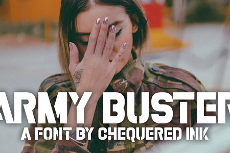 Army Buster Font