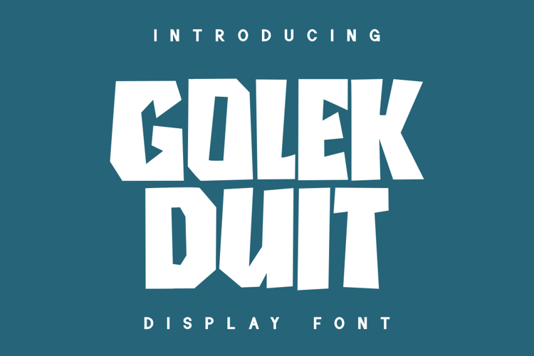 GOLEK DUIT Font