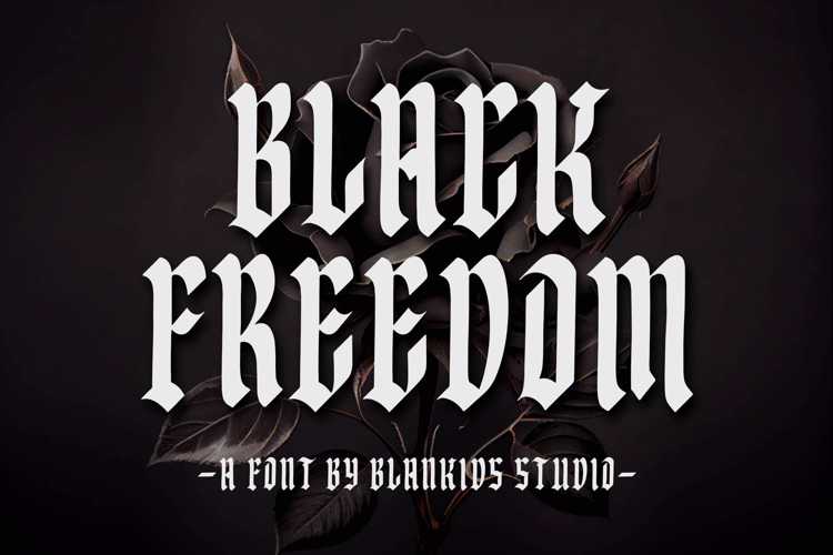 Black Freedom Font