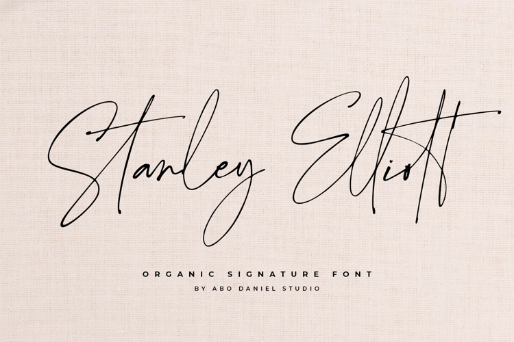 Preview of Stanley Elliott Font