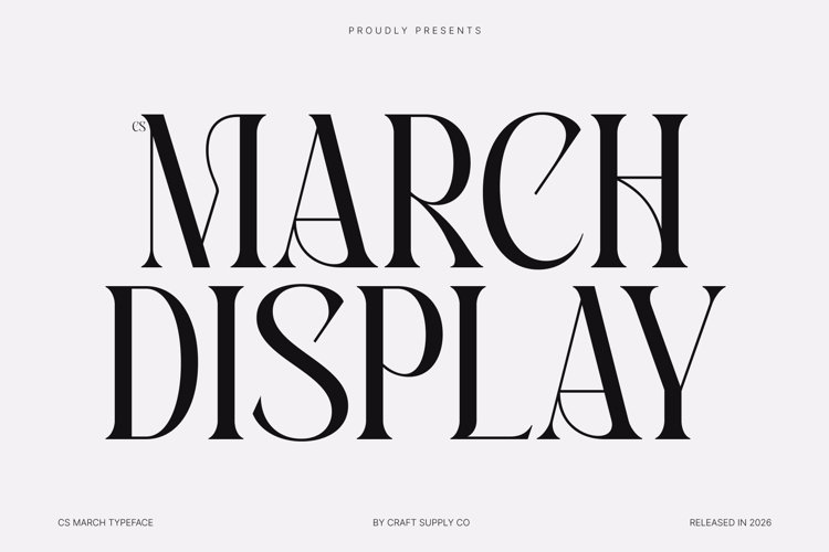 Preview of CS March Font