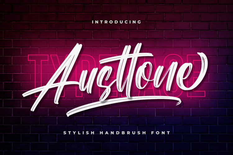 Preview of Austtone Font