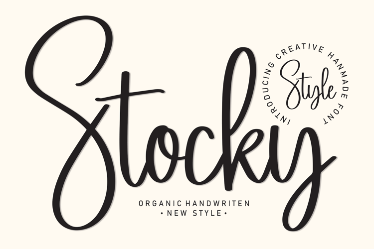 Stocky Font